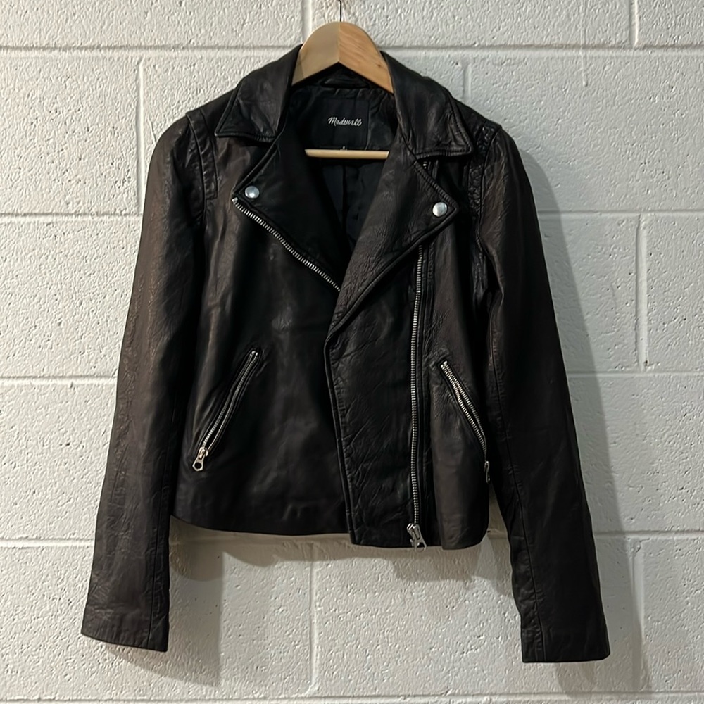 NWOT Madewell Leather Moto Jacket